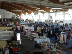 Angebotene Waren im Sozialen Kaufhaus