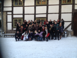 Studierende der HAWK Fakult&auml;t Soziale Arbeit und ihre G&auml;ste der finnischen Partnerhochschu