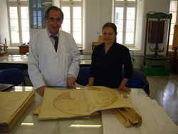 Nadine Becker Im Restaurierungsatelier auf Malta