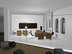 Entwurf eines Modeateliers von Linda Mertens