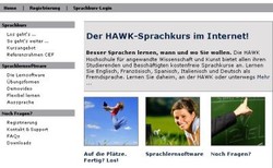 Das Sprachenportal - ein Screenshot