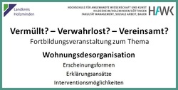 Forschungsprojekt-Wohnungsdesorganisation - Fakult&auml;t Management, Soziale Arbeit, Bauen Holzmind